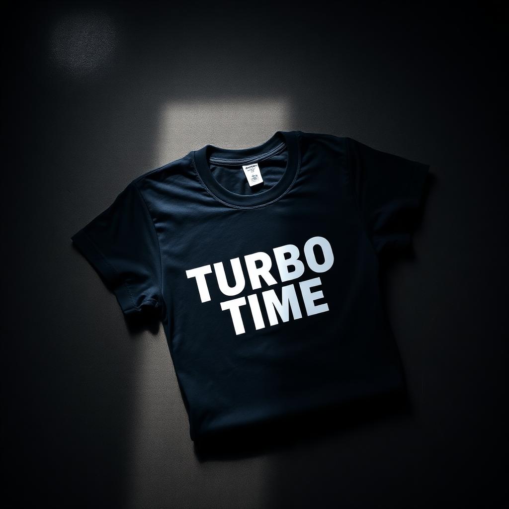 Turbo Time Tee — Black