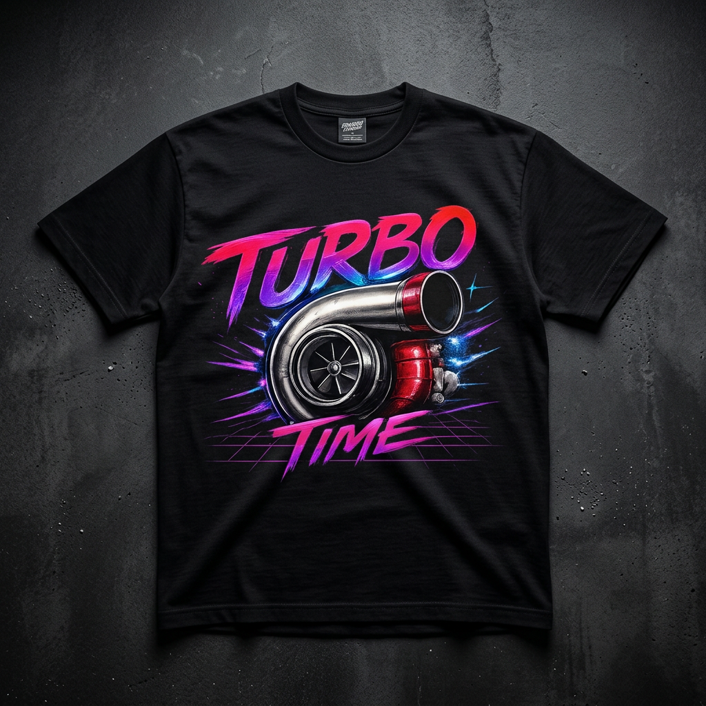 Turbo Time Retro Tee