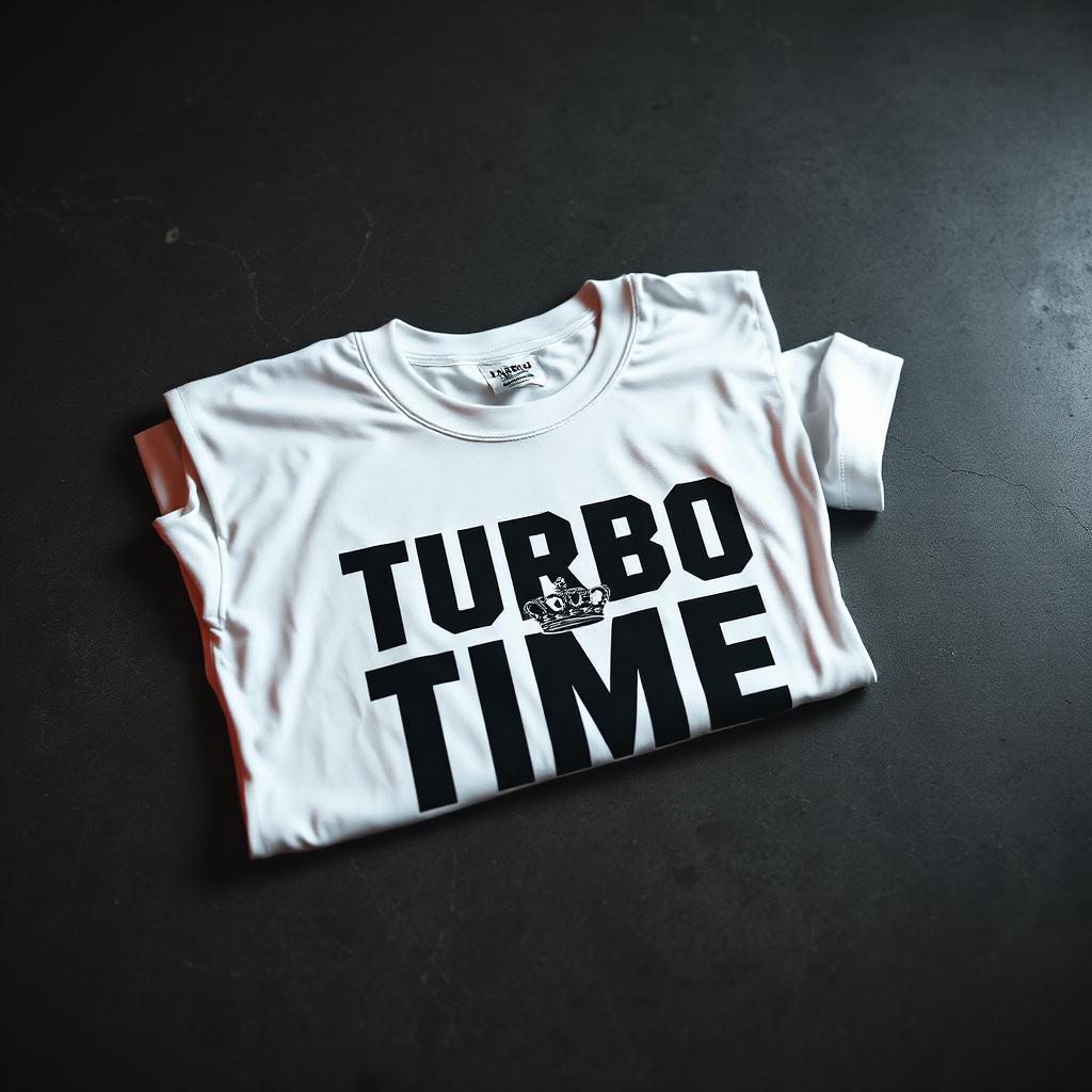 Turbo Time Tee — White